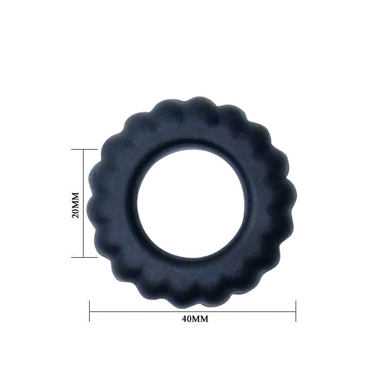 Baile titan penisring sort 2cm