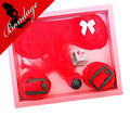 Rød bondage kit