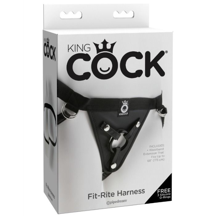 Pipedream King Cock fit rite harness