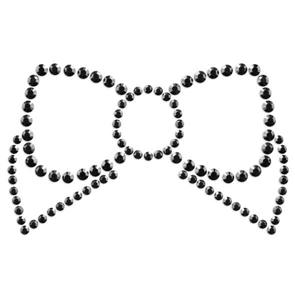 Bijoux Mimi black mini bow nipplecovers 2 stk