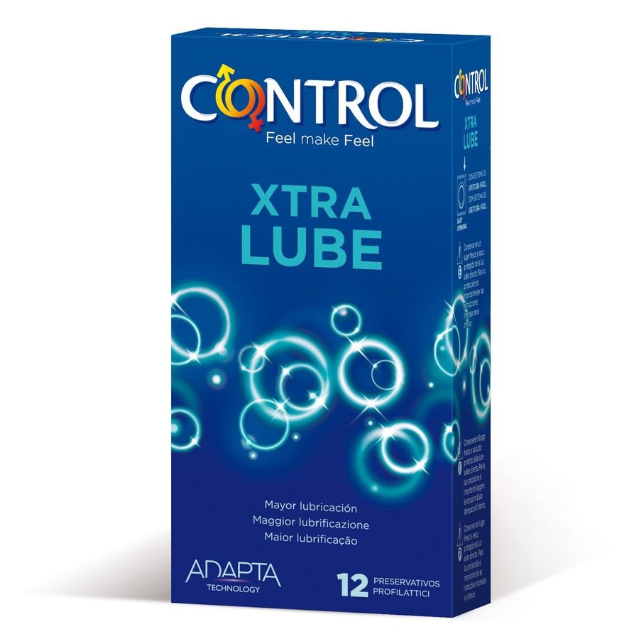 Control ekstra glidecreme 12 stk kondomer
