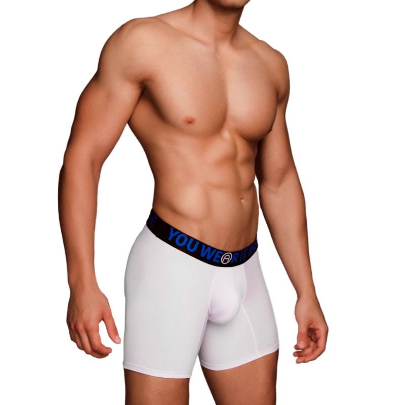 Macho ms077 sportsunderwear lang hvid bokser L