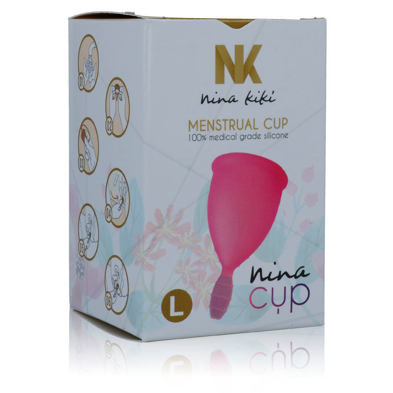 Nina cup menstrual cup size pink L