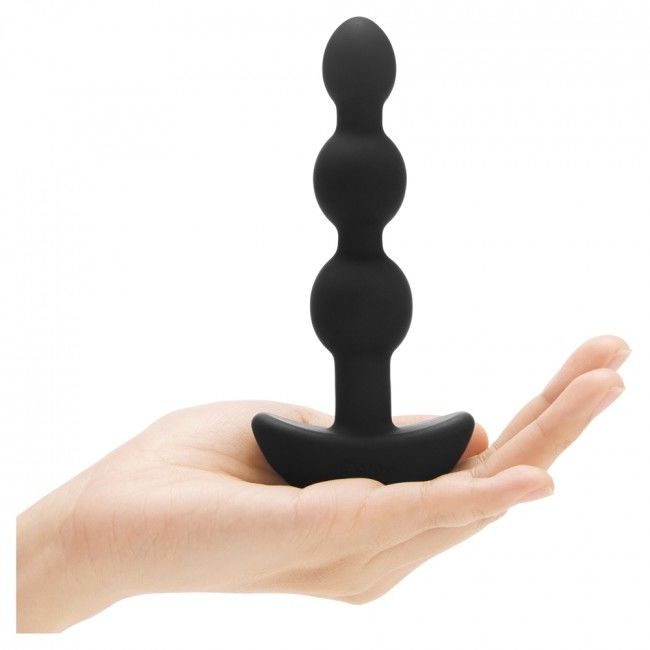 B-Vibe triplet anal perler sort