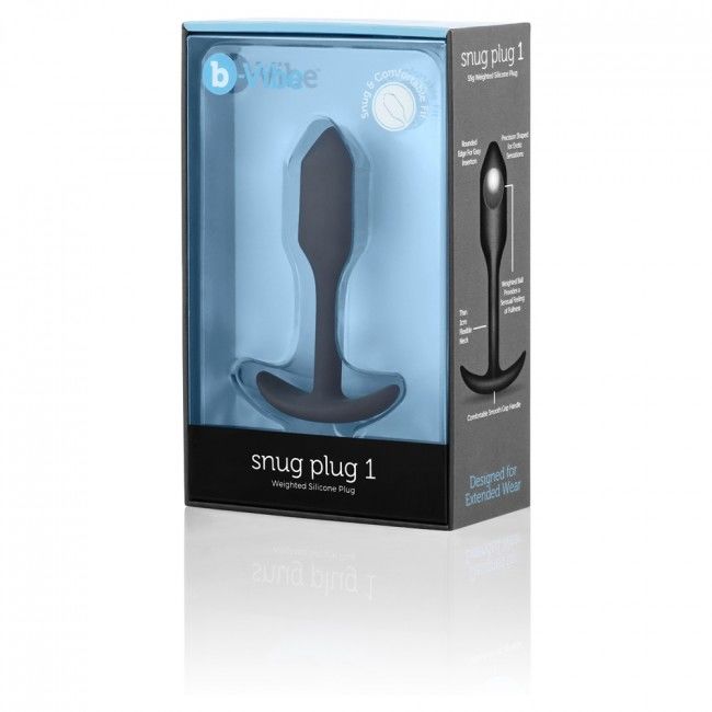 B-Vibe tæt plug 1 sort