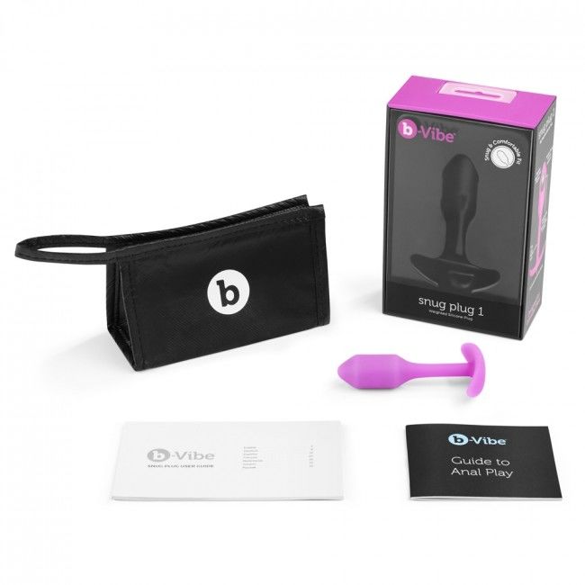 B-Vibe tæt plug 1 lyserød