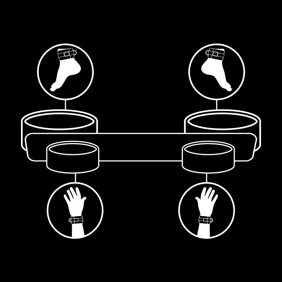 Fetish Submissive spreder bar