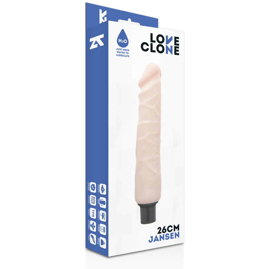 Loveclone Jansen self lubrication dildo 26cm