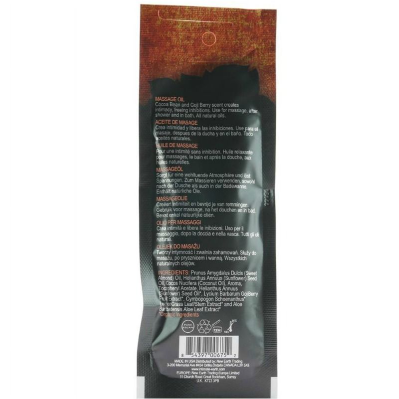 Intimate Earth energizer olie massage 30 ml