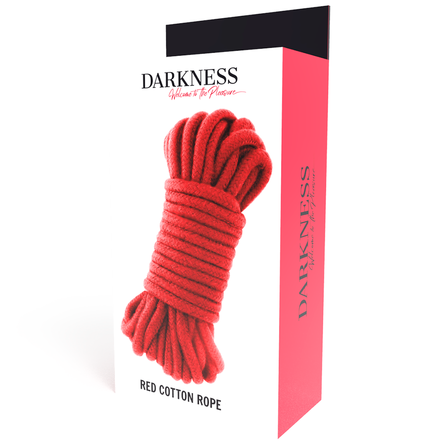Darkness kinbaku reb rød 5 m