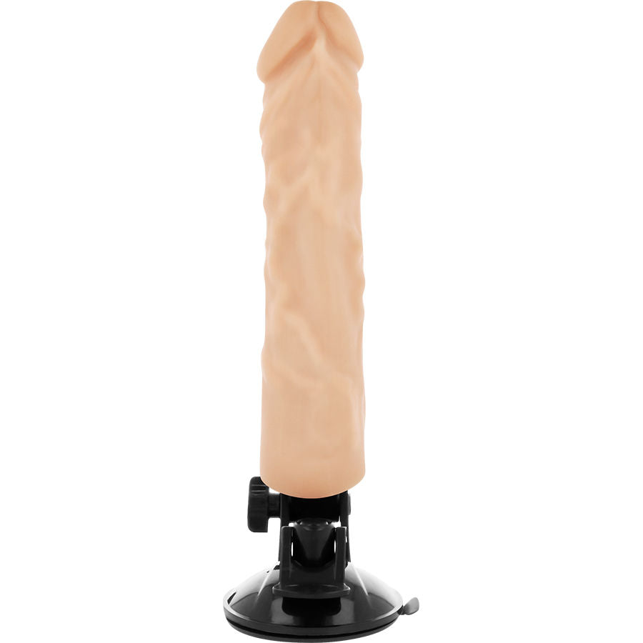 Basecock realistisk vibrator m. remote lys 21cm