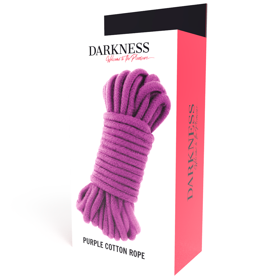 Darkness kinbaku reb linned lilla 10 m