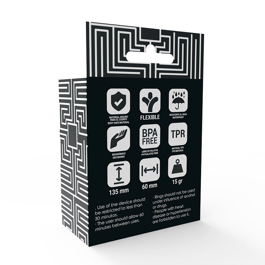 Addicted Toys penisringe smoked 3 stk