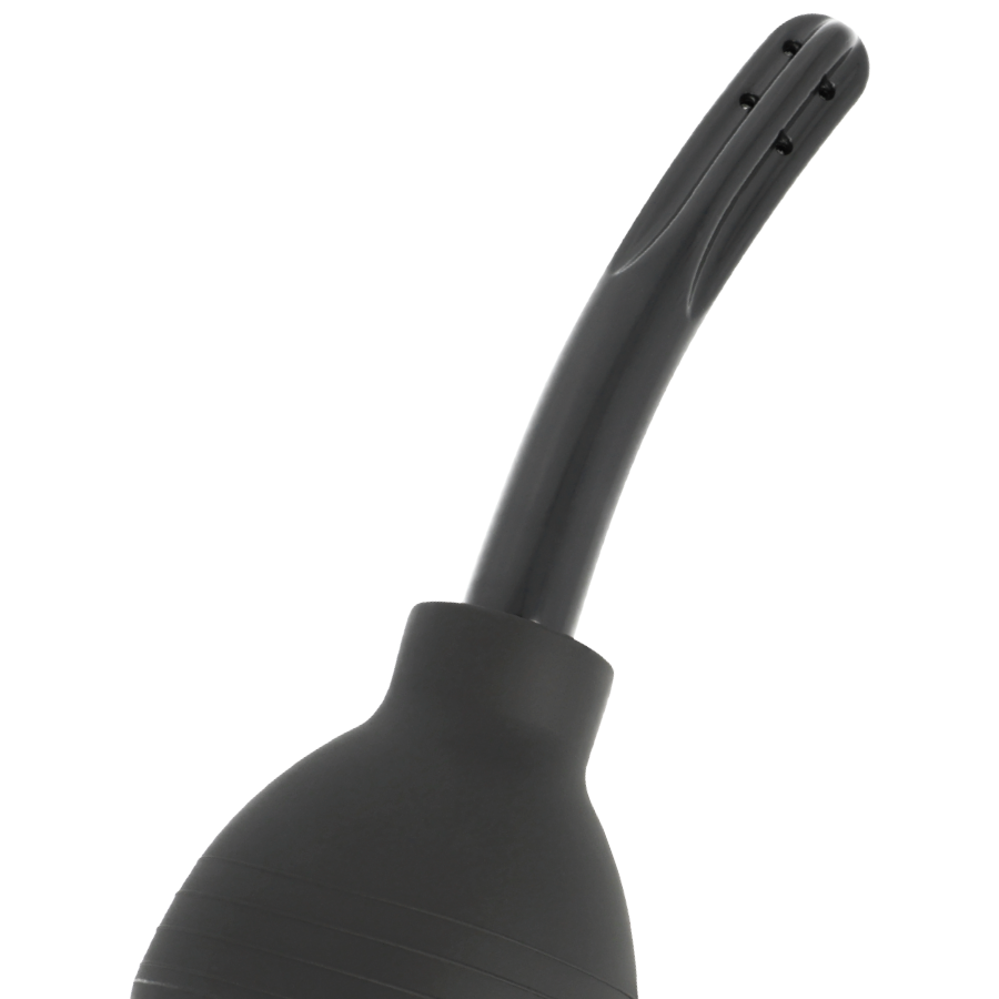 Anal douche cleaning, sort-- stor.