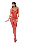 PASSION bs069 bodystocking rød one size