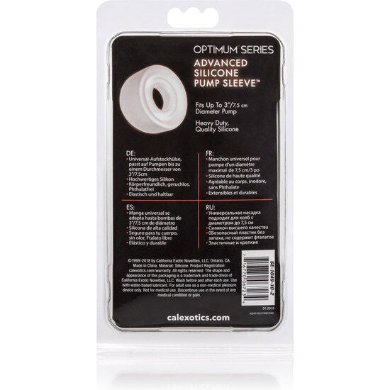 Calex adv silikone pumpe sleeve transparent