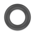 Powering PR05 super fleksibel penisring 4,8 cm sort