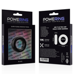 Powering PR05 super fleksibel penisring 4,8 cm sort