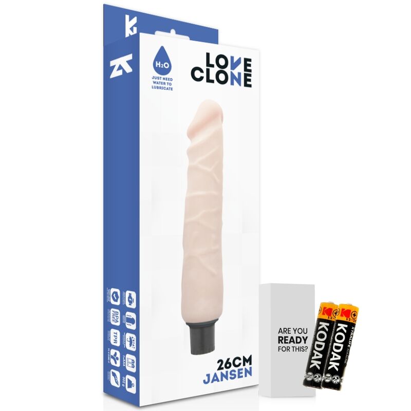 Loveclone Jansen self lubrication dildo 26cm