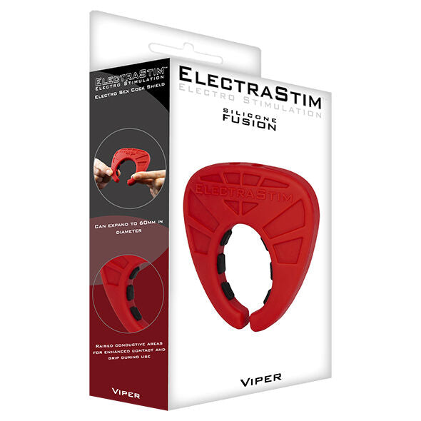 Electrastim silikone fusion viper cock shield