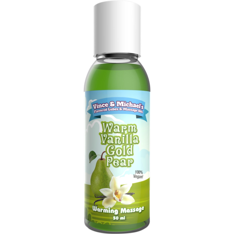 Vince &amp; michaels massageolie intens varm vanilje 50ml