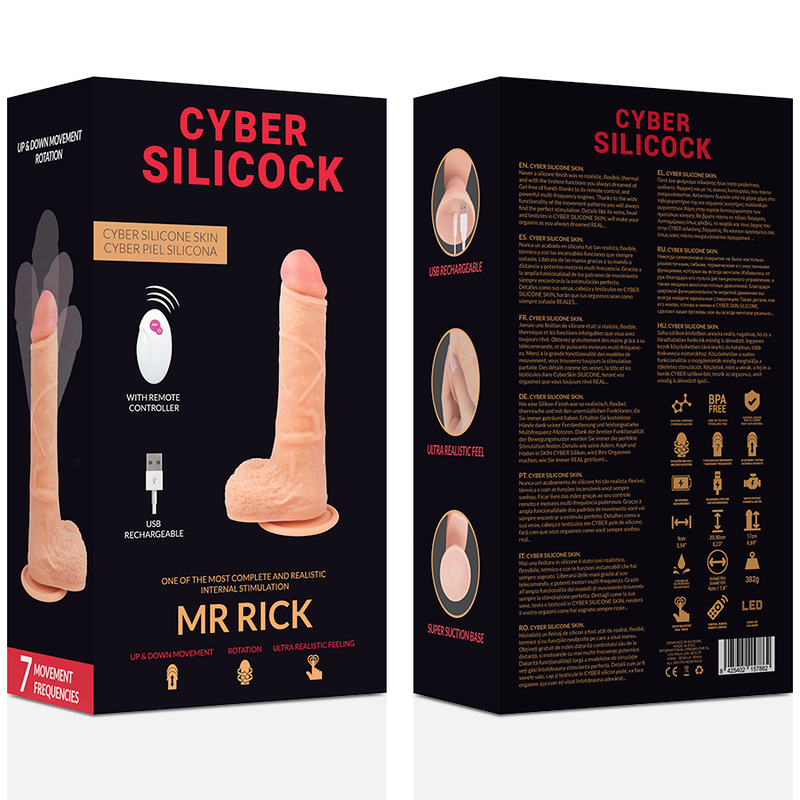 Cyber Silicock fjernbetjening realistisk hr. rick