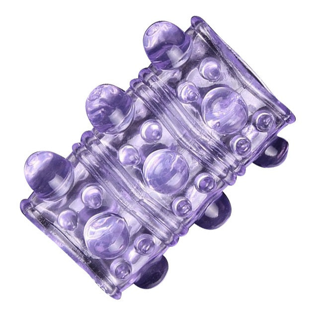 Penis sleeve flexi knoppet, lilla