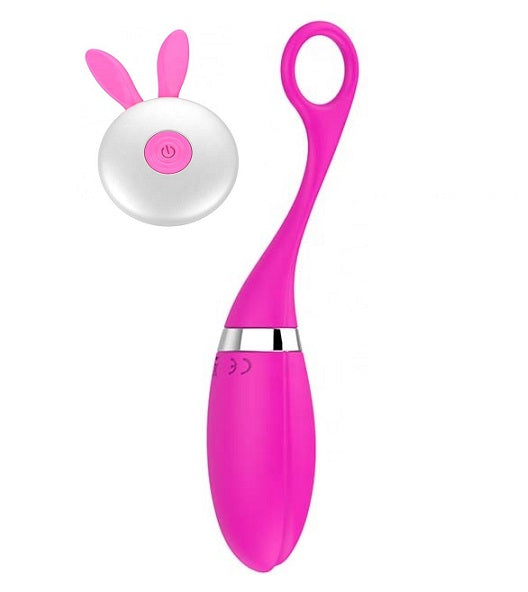 Vibratoræg inkl. trådløs fjernbetjening, rose