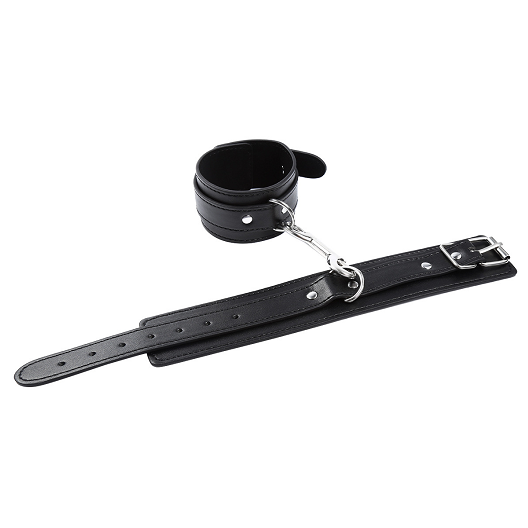 Frække håndjern manchetter justerbare, sorte