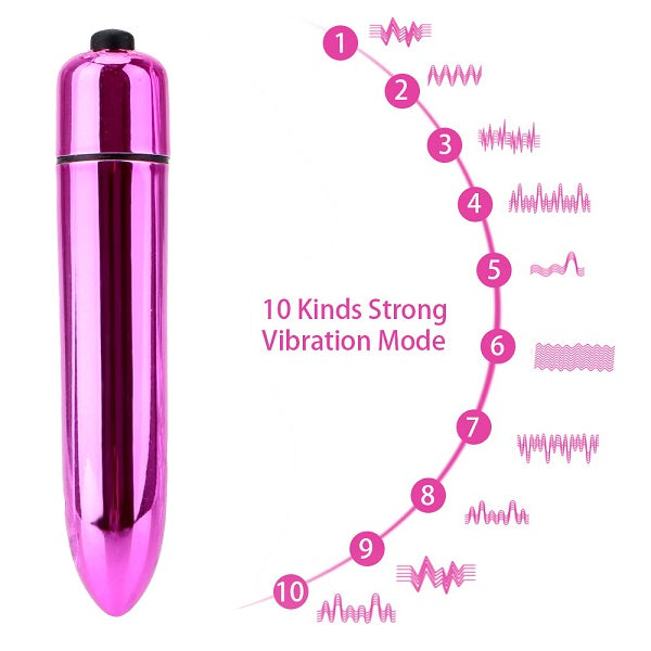 Mini vibrator bullet lipstick - pink