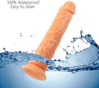Lys sugekop dildo 18cm