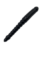 Ribbet strong double penis 39cm, black