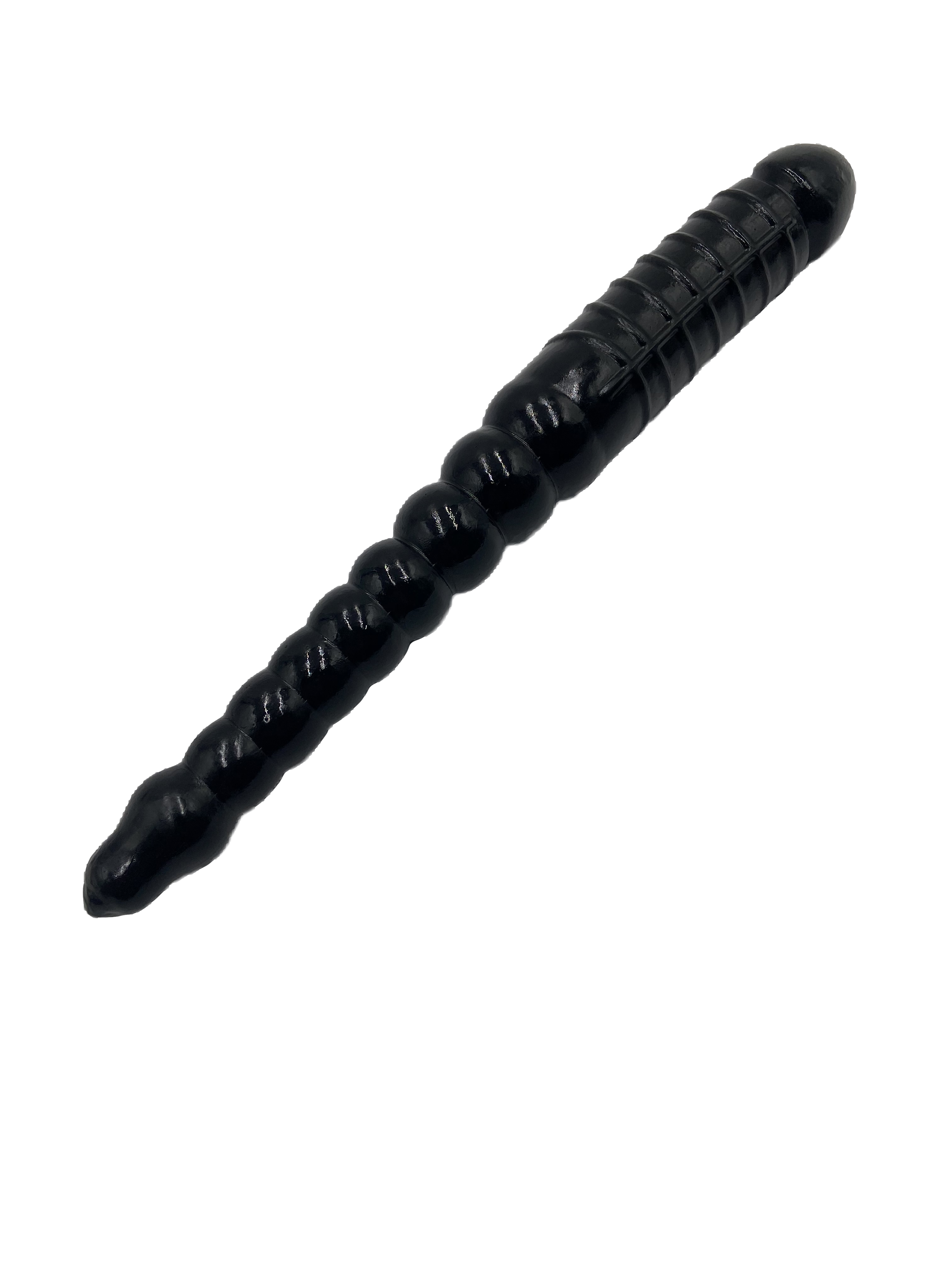 Ribbet strong double penis 39cm, black