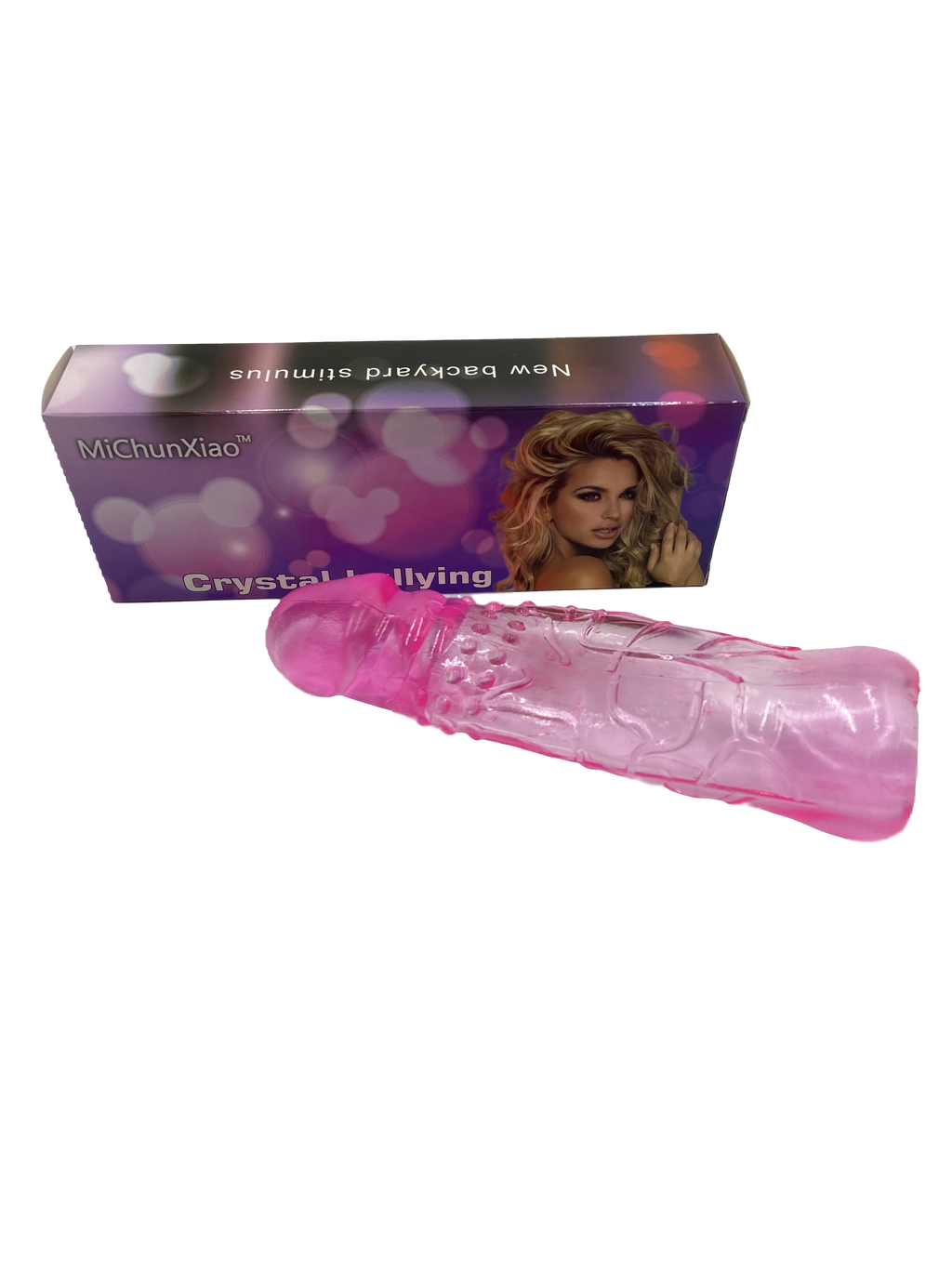 Penis sleeve med knopper, pink
