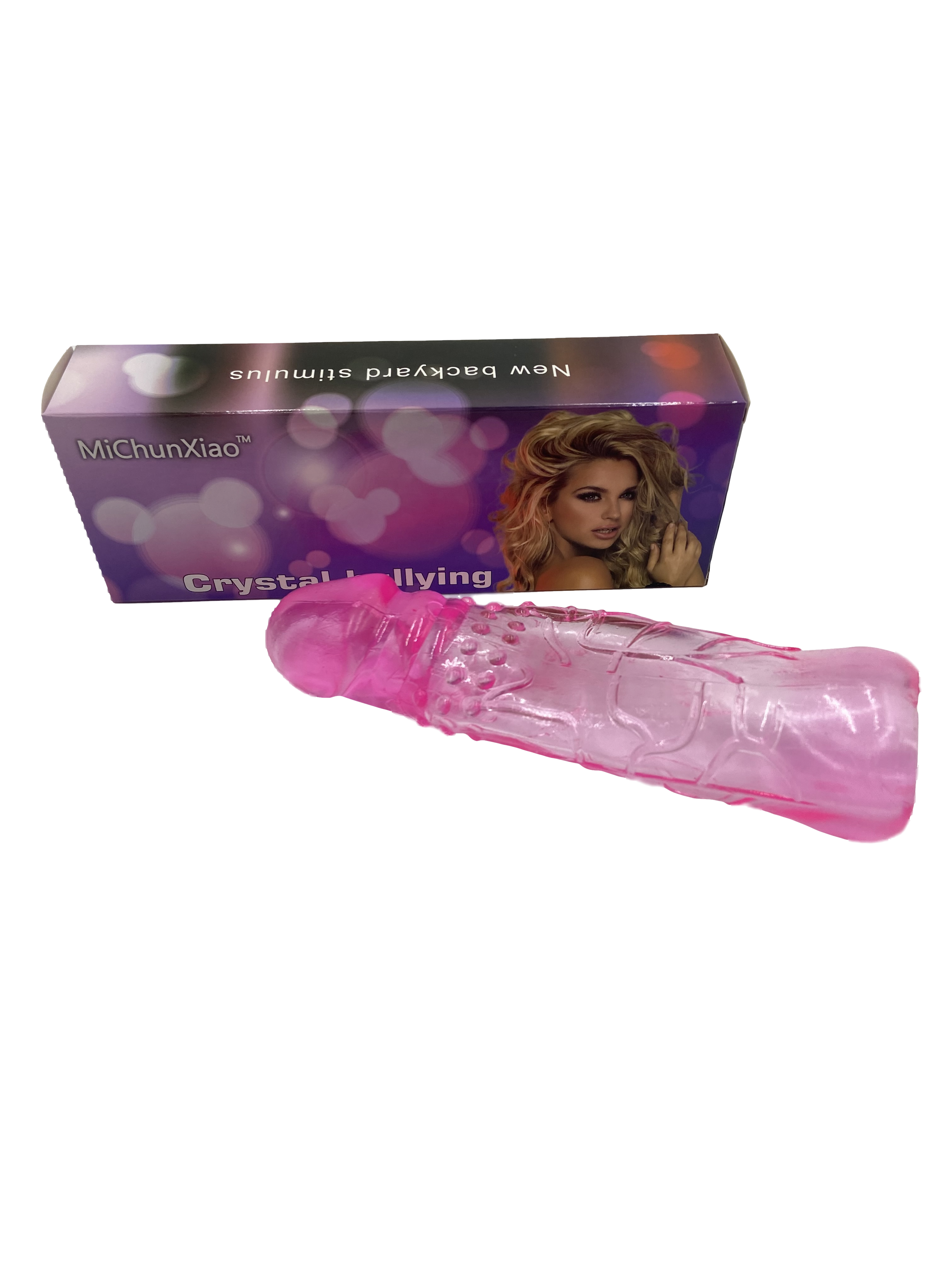 Penis sleeve med knopper, pink