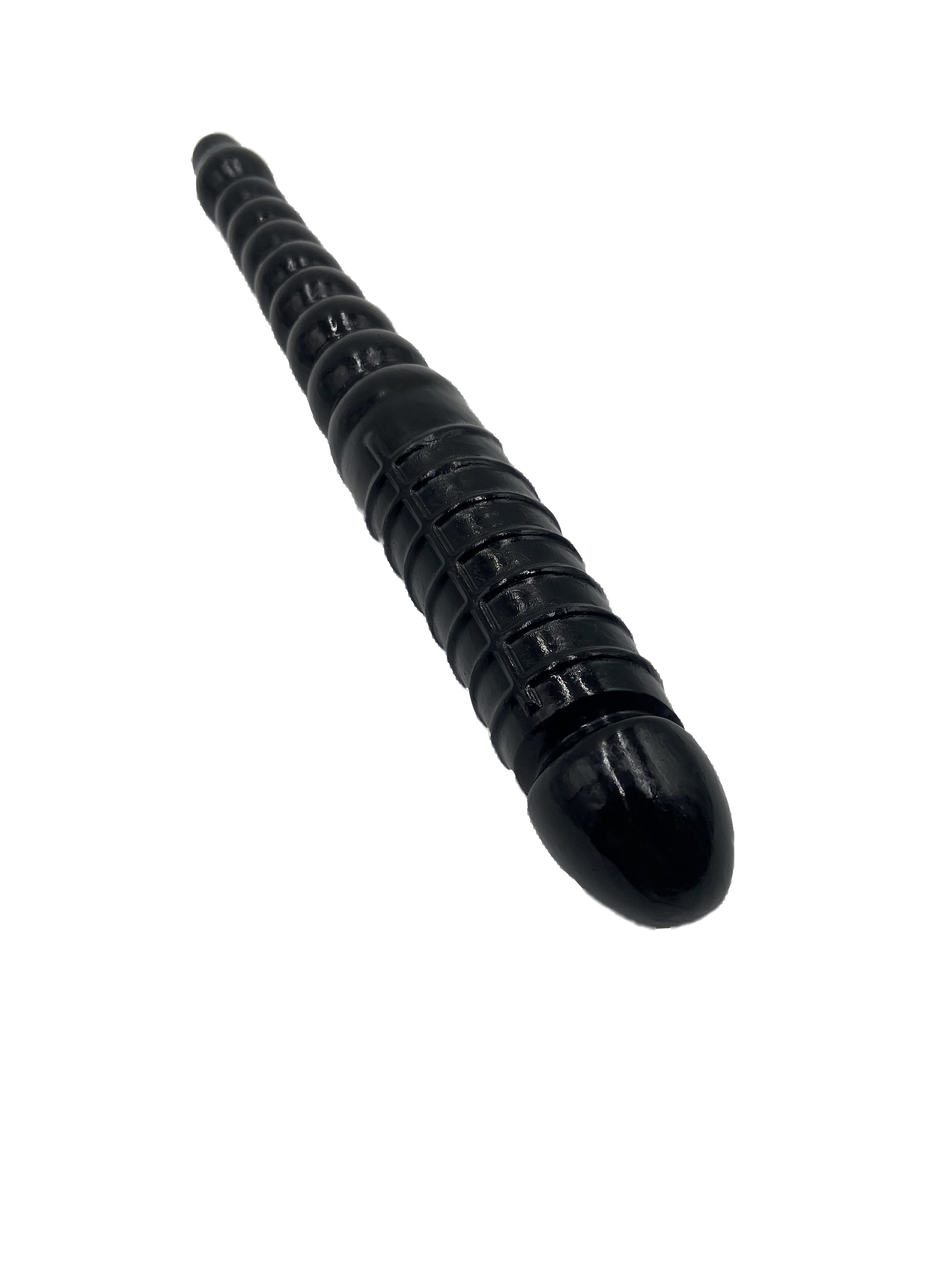 Ribbet strong double penis 39cm, black