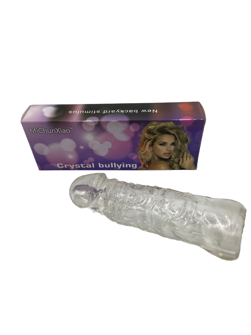 Penis sleeve med knopper, gennesigtig