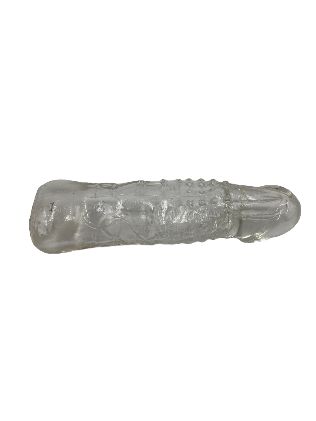 Penis sleeve med knopper, gennesigtig