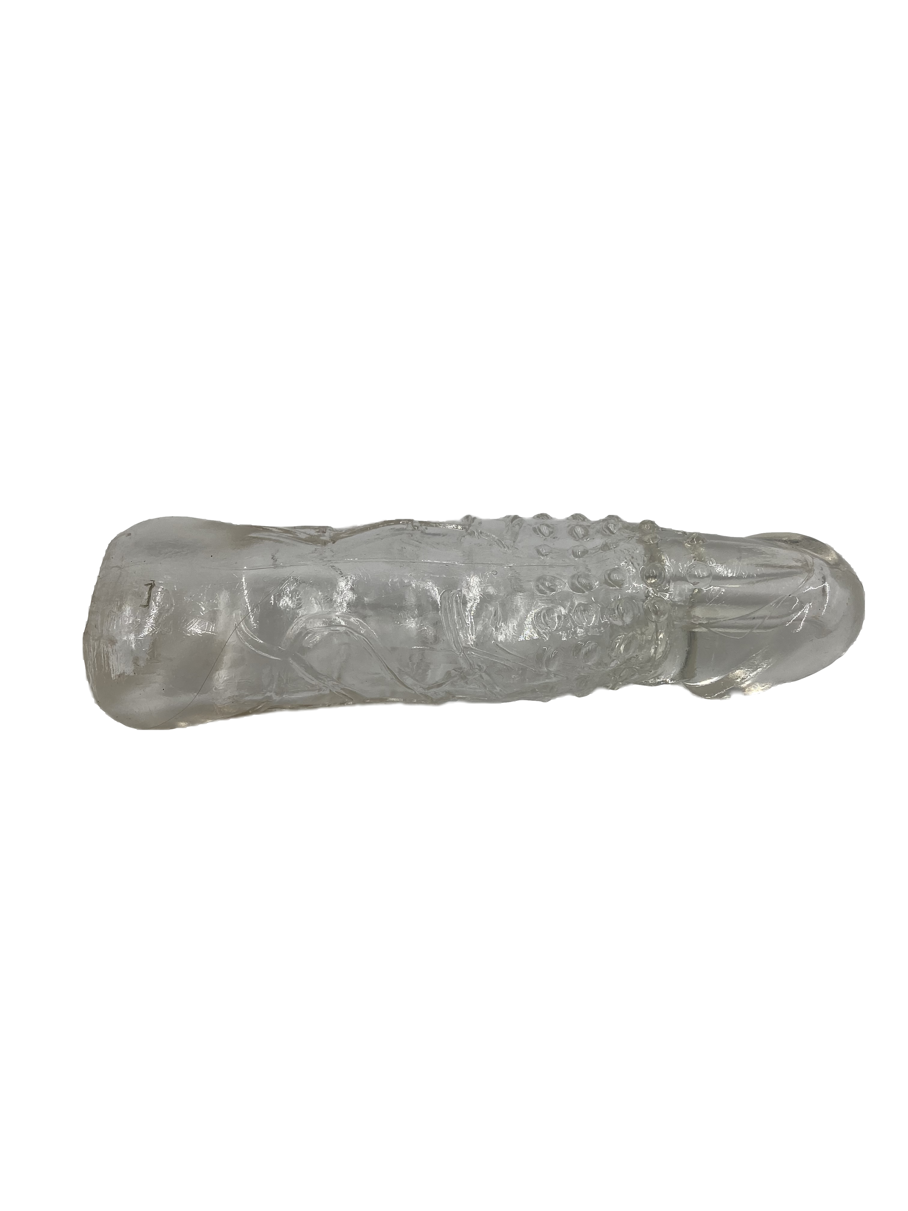 Penis sleeve med knopper, gennesigtig