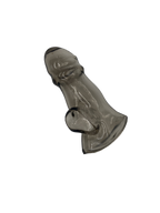 Soft sleeve penis, black/transparent  