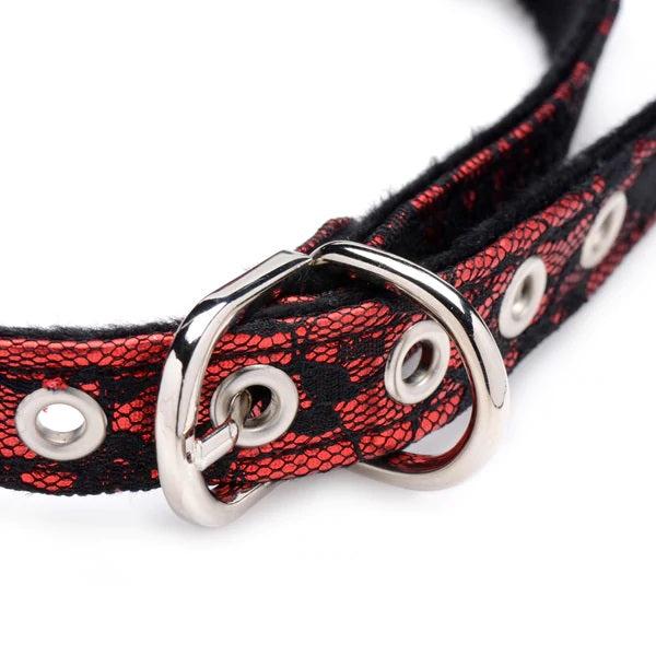 Mouth gag med elegant rosedesign 