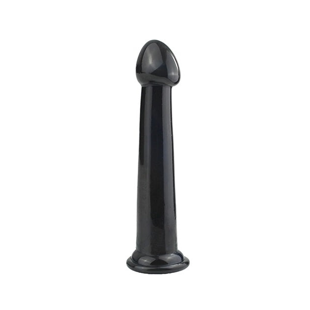 Sort dildo SMOOTH-GLIDE 18cm