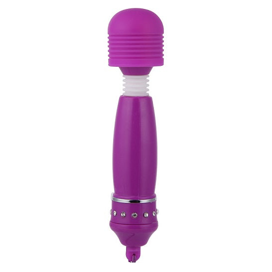 Wand vibrator diamond grip - lilla
